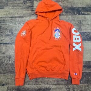 Champion Orange Rogue Life OBX Graphic Hoodie Sweatshirt Eco Authentic Size S